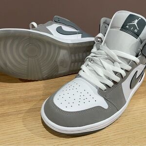 Nike Air Gray and White Sneakers